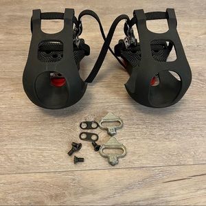 Exustar ARC1 Plus Peloton Toe Cleat Clipless Pedal Cage